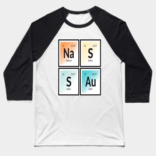 Nassau Table of Elements Baseball T-Shirt